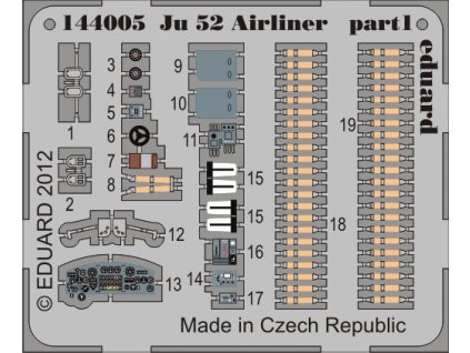 Ju 52 airliner (Eduard) 1:144