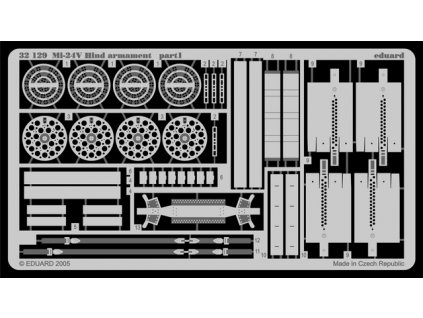 Mi-24V Hind armament (Trumpeter) 1:35