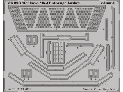 Merkava Mk.IV prepravný kôš (Academy) 1:35