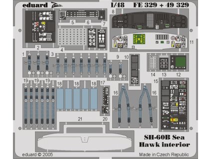 SH-60B Interior (Italeri) 1:48