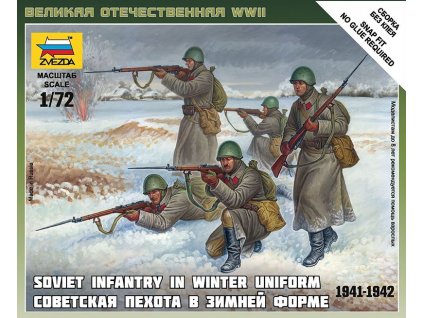 Soviet Infantry Winter Uniform 1:72