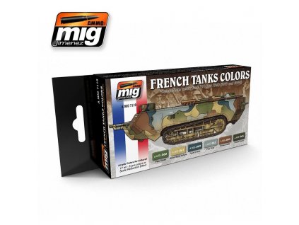 I WW & II WW French Camouflage Colors