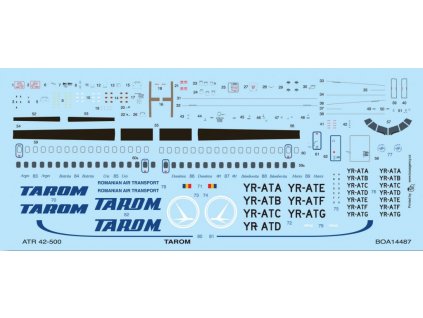 ATR 42-500 Tarom (Italeri) 1:144