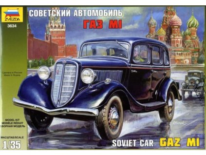 GAZ M1 Soviet Staff Car 1:35