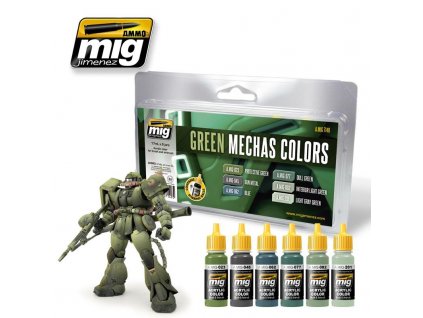 Green Mecha Colors