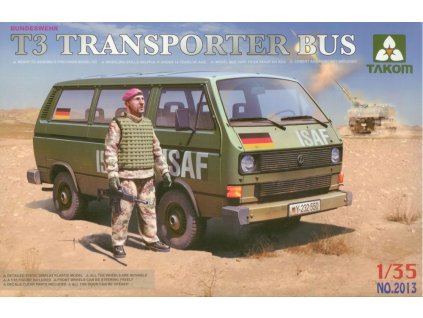 Transportné vozidlo Bundeswehru T3 (s figúrkou) 1:35