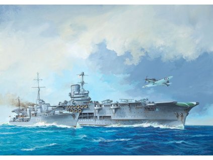 HMS Ark Royal & Tribal Class Destroyer 1:720