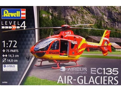 EC 135 Air-Glaciers ModelSet 1:72