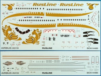 Airbus A319 Rusline (Revell) 1:144