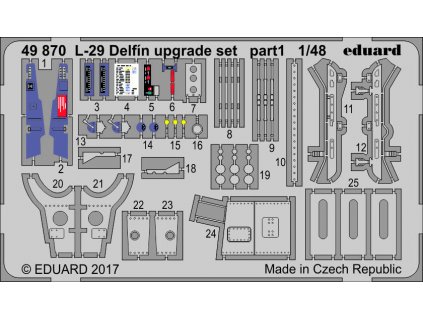 Detaily pre L-29 Delfín (Eduard) 1:48