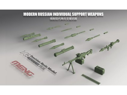 Modern Russian Individual Support Weapons (Resin) 1:35