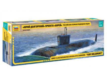 Nuclear Submarine "Yury Dolgorukiy" 1:350