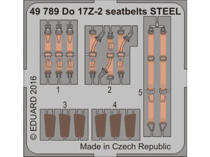 Upínacie pásy STEEL pre Do 17Z-2 (ICM) 1:48