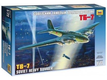 Model Kit letadlo 7291 Soviet Bomber TB 7 1 72 a63858733 10374