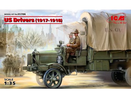 US Drivers (1917-1918) (2 figures) 1:35