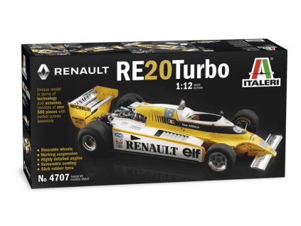 Model Kit auto 4707 RENAULT RE 20 Turbo 1 12 a100677913 10374