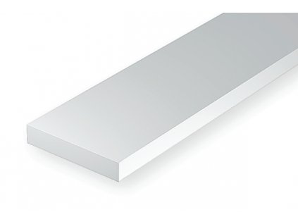 Plastový hranol 0.5 x 4.0 mm, dĺžka 350 mm, balenie 10 ks