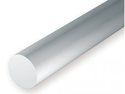 Plastová tyč kruhová o3.2 mm, dĺžka 350 mm, balenie 4 ks