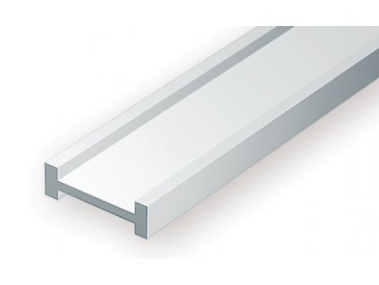 Plastový profil I 4.0 mm, dĺžka 350 mm, balenie 3 ks