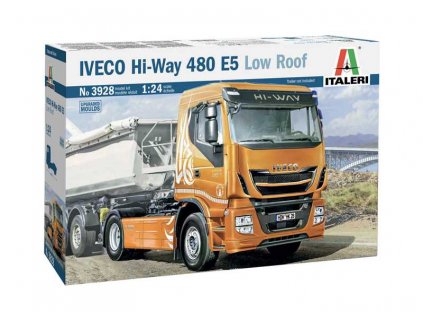 Model Kit truck 3928 IVECO HI WAY 490 E5 Low Roof 1 24 a76011017 10374