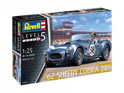 Plastic ModelKit auto 07669 62 Shelby Cobra 289 1 25 a109310042 10374