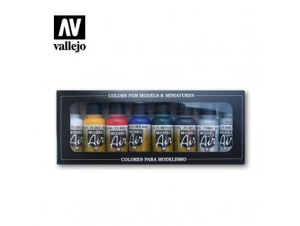 basic colors 71174 vallejo model air basic set