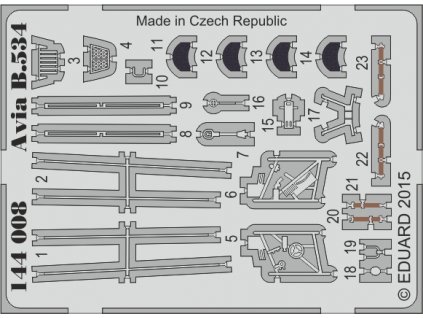 Detaily pre-Avia B.534 (Eduard) 1:144