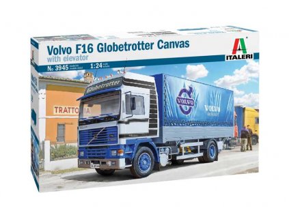 Model Kit truck 3945 VOLVO F16 Globetrotter Canvas 1 24 a100677819 10374