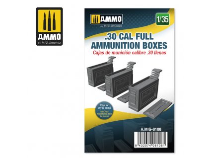 135 30 cal full ammunition boxes
