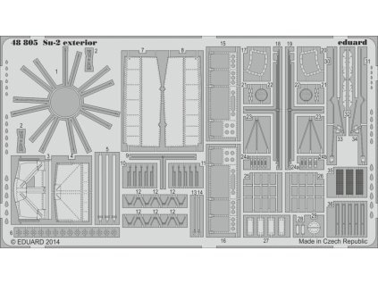 Detaily pre Su-2 (Zvezda) 1:48