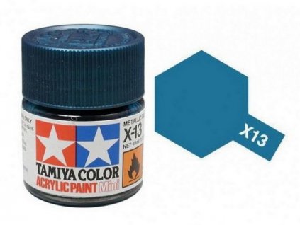 tamiya color x 13 blue metallic gloss 10ml