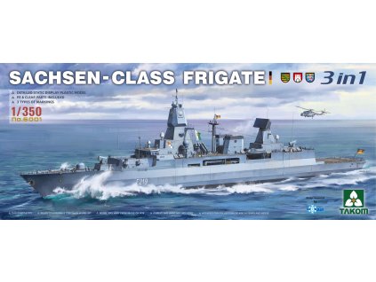 Sachsen-Class Frigate 3 in 1 1:350