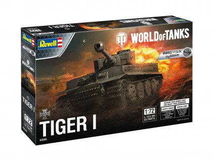 Plastic ModelKit World of Tanks 03508 Tiger I 1 72 a129079056 10374