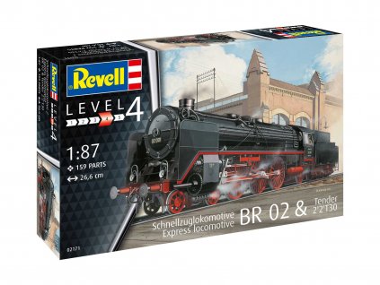 Plastic ModelKit lokomotiva 02171 Express locomotive BR 02 Tender 2 2 T30 1 87 a128603744 10374