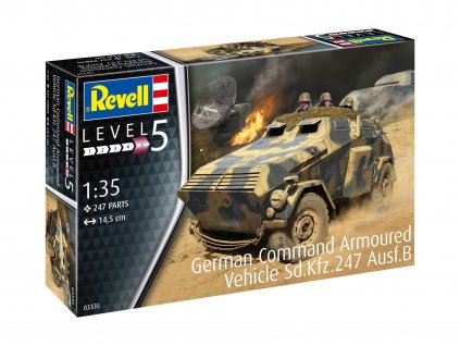 Plastic ModelKit military 03335 German Command Armoured Vehicle Sd Kfz 247 Ausf B 1 35 a128603675 10374