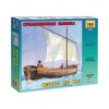 755 2 755 model kit lod zvezda 9033 medieval life boat 1 72