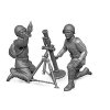 Soviet 82mm Mortar with crew 1:72