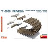 T-55 RMSh Workable Track Links. Early Type 1:35