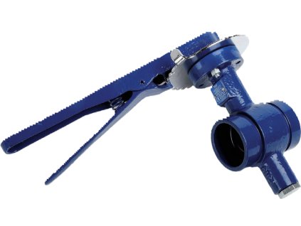 ŠKRTIACA KLAPKA S DRÁŽKOVANOU PÁKOU PN16