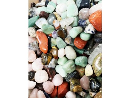 Směs polodrahokamů - minerálů 1kg