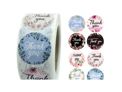 Samolepky Thank you - děkuji