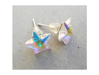Náušnice Swarovski hvězdičky