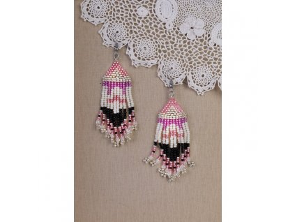 Náušnice z korálků handmade jemné