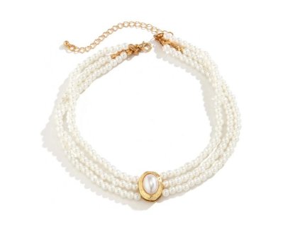 Náhrdelník Choker perličkový
