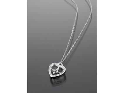 Řetízek ocelový srdíčko s tepem