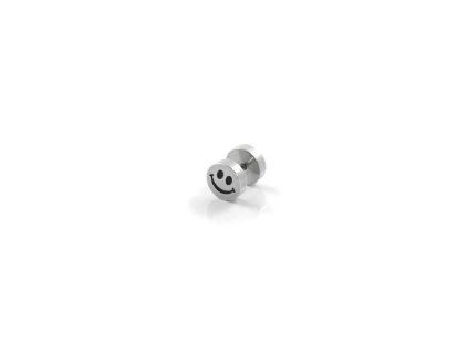 Piercing plug ocelový smajlík