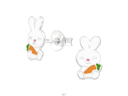 Náušnice králíček a mrkvička