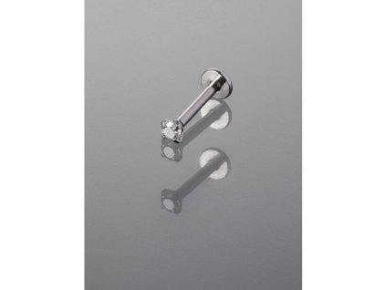 Náušnice piercing čirý kamínek