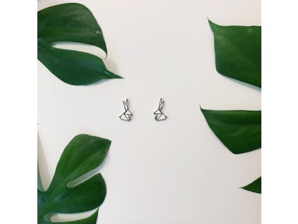 Náušnice Bramboo Zajíci