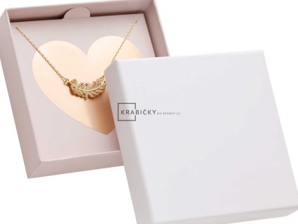 Dárková krabička na šperky růžová